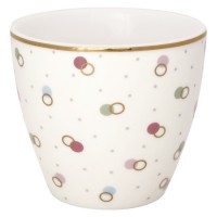GreenGate Latte Cup "Kylie" (White)
