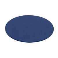 Filz-Untersetzer rund - 20 cm (Blau/Indigo) von HEY-SIGN