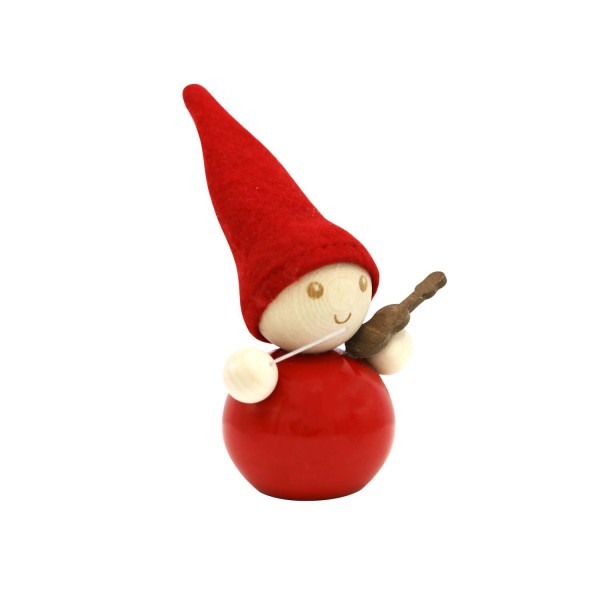 Elf-Figur "Violonist" - 11 cm (Rot) von aarikka