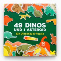 Puzzle "49 Dinos und 1 Asteroid" von Laurence King