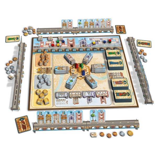 Gesellschaftsspiel "Old London Bridge" von Queen Games