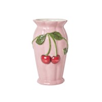 rice Vase aus Keramik "Cherry" - 11x20 cm (Pink)