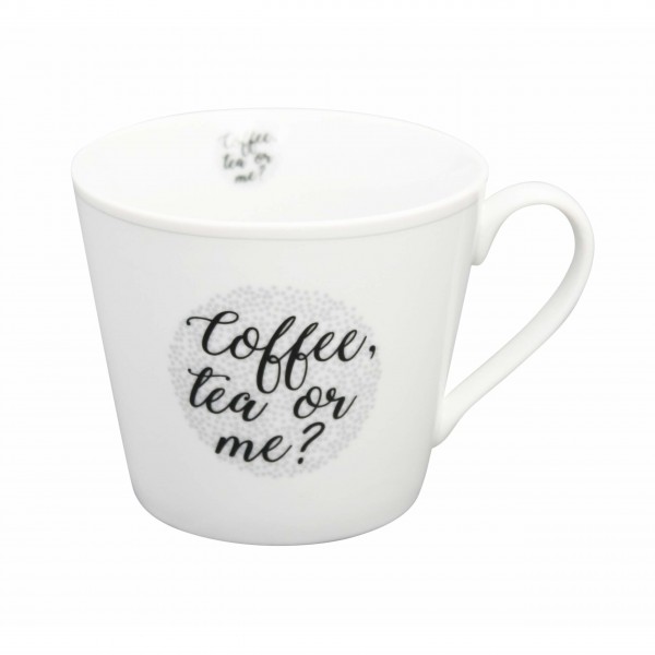 Krasilnikoff Happy Cup &quot;Coffee tea or me&quot;