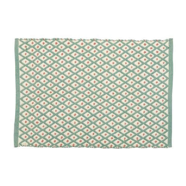 rice Fußmatte mit Harlequin-Muster aus recyceltem Kunststoff (Grün)