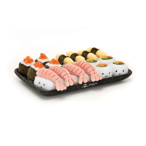 Jellycat Kuscheltier Sushi "Sassy Uramaki" (Weiß, Bunt)