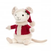 Jellycat Kuscheltier Weihnachtsmaus "Merry Mouse"
