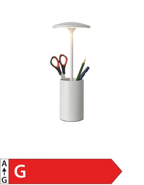 LED Tischleuchte "Pott" (Weiß) von Sompex