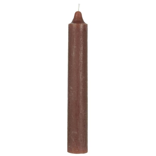 Ib Laursen Rustikale Kerze - ø 3,8cm (Rustic Brown/Braun)
