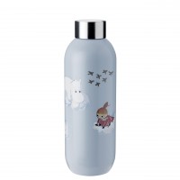 Wunderschöne Trinkflasche aus der neuen Moomins Kollektion von Stelton