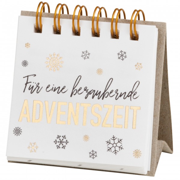 Adventskalender "GIVING - Kleine Adventsbotschaften" von räder Design