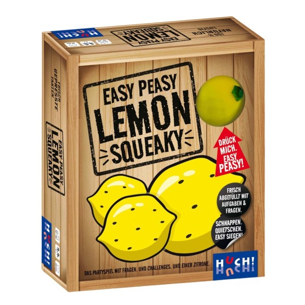 Partyspiel "Easy peasy lemon squeaky" von HUCH!