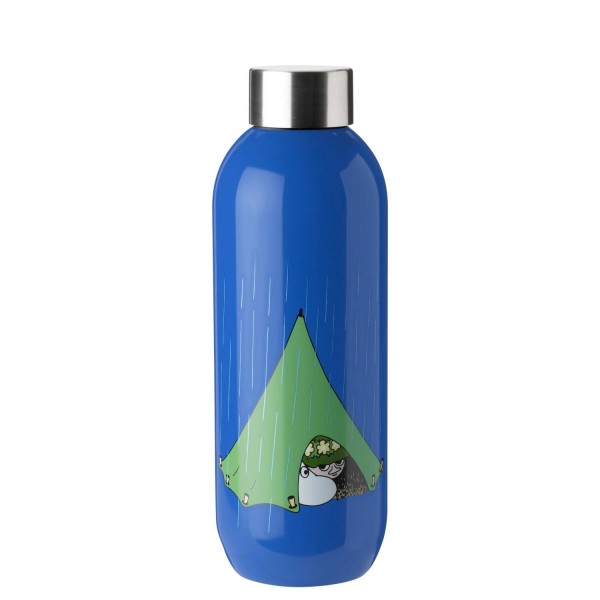 Stelton Trinkflasche "Keep Cool - Moomin camping" - 0,75 l (Blau)