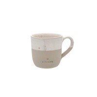 Cappuccino Tasse "Glücklich" - 190 ml (Natur) von Eulenschnitt