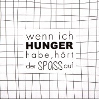 Servietten "DINING - Wenn ich Hunger habe" von räder Design