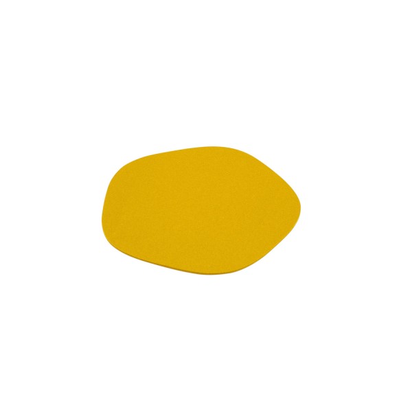 Filz-Untersetzer "Pebble" - 20 cm (Gelb/Curry) von HEY-SIGN