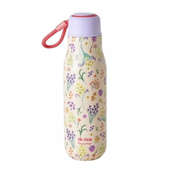 rice Trinkflasche aus Edelstahl "Wild Flowers/Wildblumen"