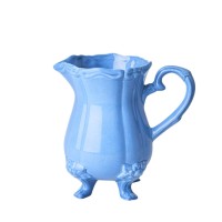 rice Krug/Vase aus Keramik mit Füßen - 1,7 l (Blau)