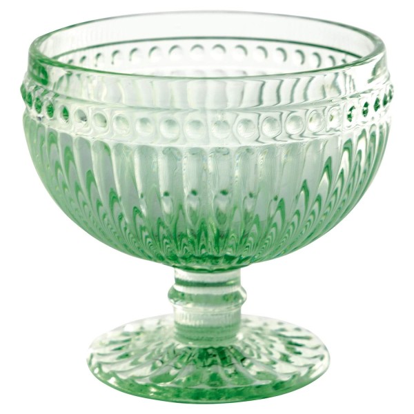 GreenGate Dessertschale aus Glas "Alice" - 10,5x11,5 cm (Pale Green)