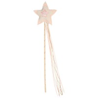 Zauberstab "Pink Star" - 45,1x13x1,3 cm (Pink) von Meri Meri