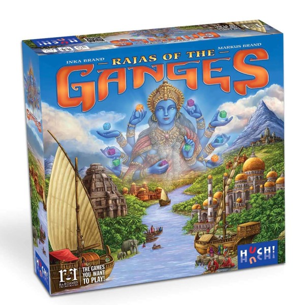 Gesellschaftsspiel "Rajas of the Ganges" von HUCH!