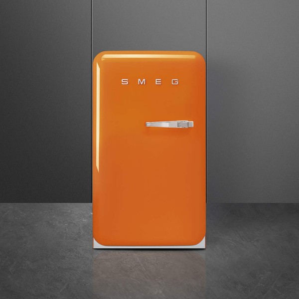 smeg Kühl-/Gefrierkombi FAB10 "50's Retro Style" (Orange) Tür links