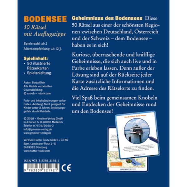 Bodensee 50 Rätsel