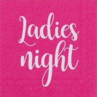Cocktailservietten "Ladies night" - 25x25 cm (Pink) von räder Design