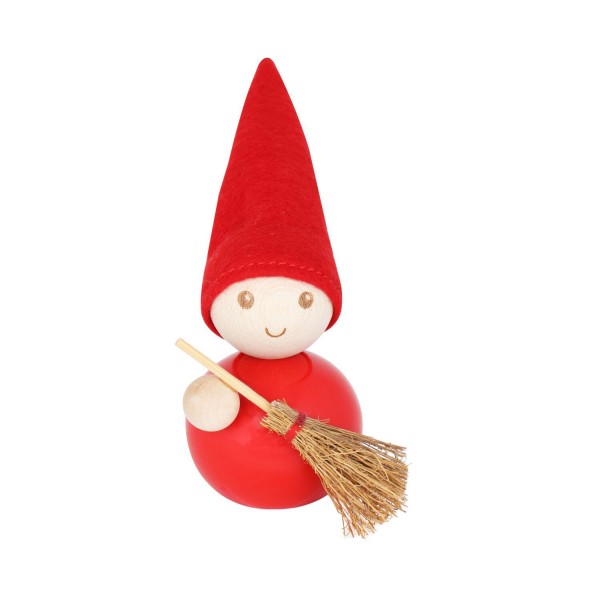 Elf-Figur "Sweeper" - 11 cm (Rot) von aarikka