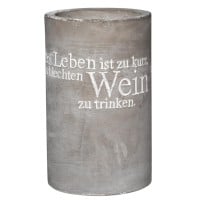 Weinkühler "Vino" - 21cm (Grau) von räder Design