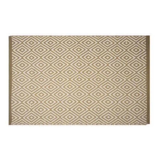 Indoor-/Outdoor-Teppich "Angie" - 172x92 cm (Beige/Weiß) von pad