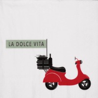 Papierserviette "DINING - La dolce vita" - 16,5x16,5 cm (Weiß) von räder Design