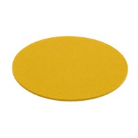 Filz-Untersetzer rund - 35 cm (Gelb/Curry) von HEY-SIGN