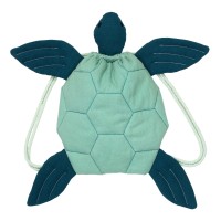 Rucksack "Turtle" - 49,5x43,2x2,5 cm (Blau) von meri meri