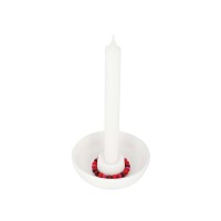Kerzenhalter "Round" - 12 cm (Weiß) von aarikka