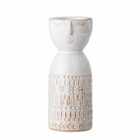 Bloomingville Vase "Embla" - 6x14,5cm (Weiß)