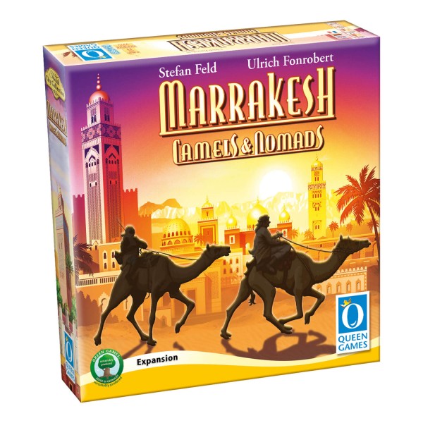 Gesellschaftsspiel "Marrakesh - Camels & Nomads (Erweiterung)" von Queen Games