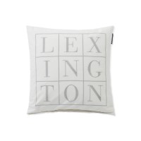 Kissenhülle "Logo" - 50x50cm (Weiß) von Lexington