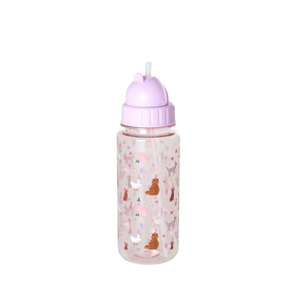 rice Kindertrinkflasche "Animal" (Lavendel)