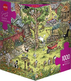 Puzzle Garden Adventures, Simon's Cat Triangular 1000 Pieces