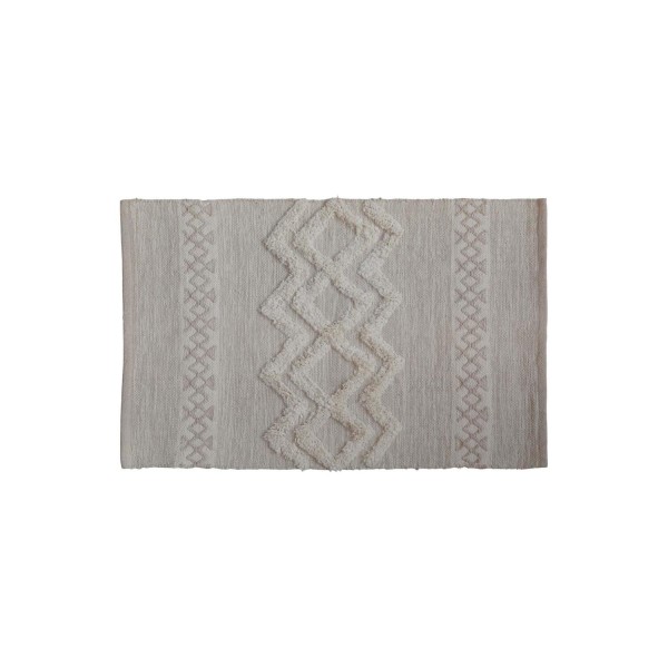 Teppich mit Muster - 90x60cm (Creme) von Chic Antique
