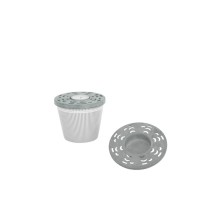 Krasilnikoff Teelicht-Deckel für Happy Cups oder Happy Cups Becher (Silber)