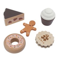 Holzspielzeug "Lebensmittel - Kuchen und Kekse" von sebra