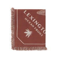 Decke "Bandana" - 150x150 cm (Coconut/Weiß) von Lexington