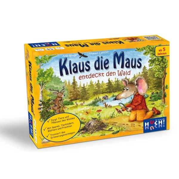 Kinderspiel Klaus die Maus entdeckt den Wald von HUCH!