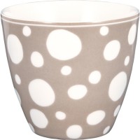 GreenGate Latte Cup "Neva" - 10x9 cm (Beige)