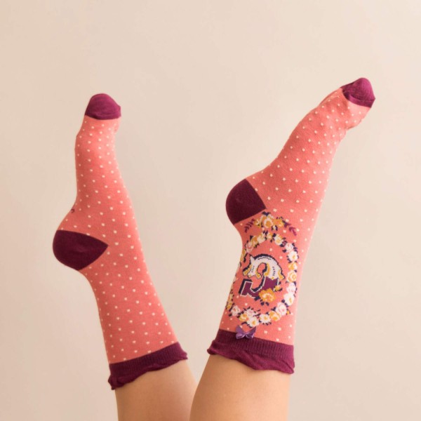 Powder Damen Socken "A-Z" - Buchstabe G
