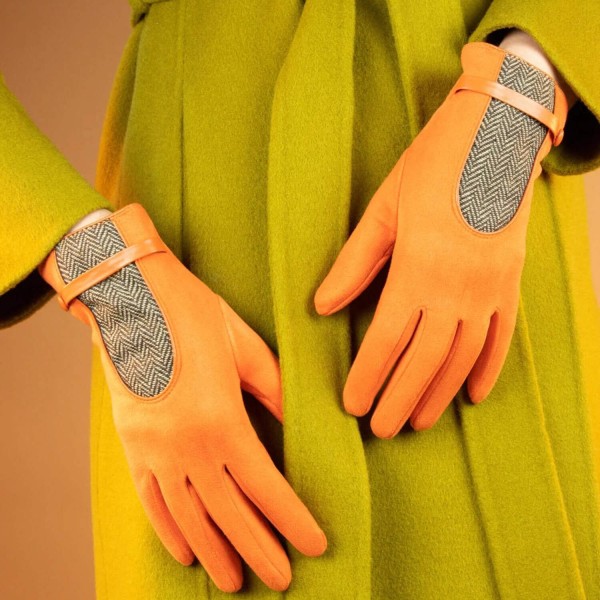 Handschuhe "Genevieve" (Orange) von Powder