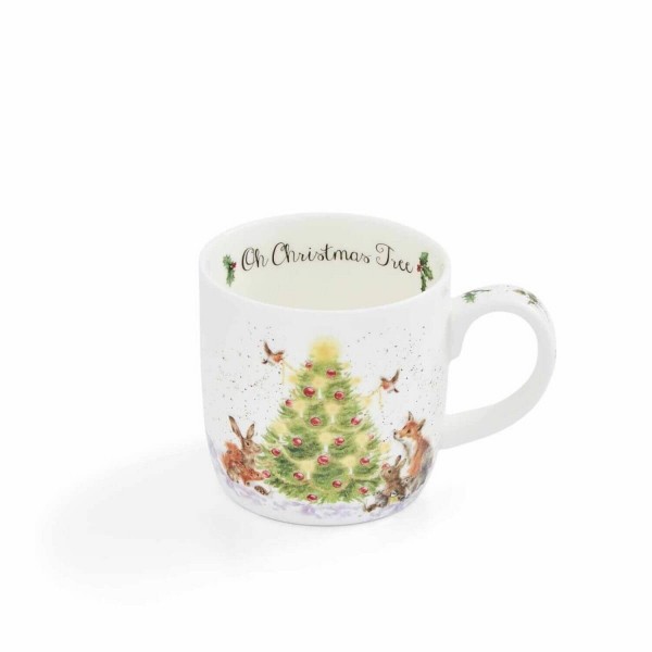 Tasse "Oh Christmas Tree" - 300 ml (Weiß/Bunt) von Wrendale