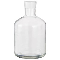 Ib Laursen Deko-Flasche / Kerzenständer - 11,5cm (Transparent)