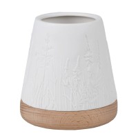 Windlicht "LIVING - Poesie - Gräser floral" - 13cm (Weiß) von räder Design